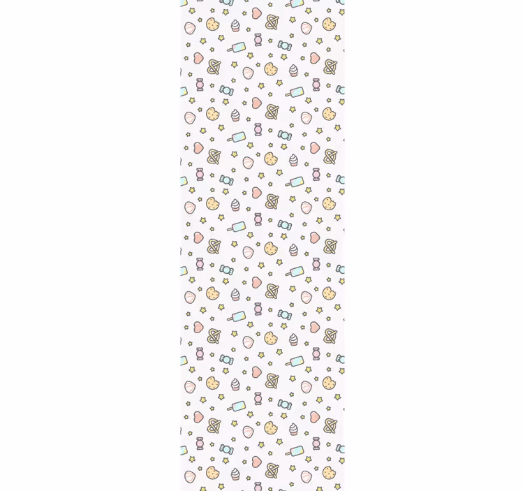 Makeisten inspiroima kuvio vauvanhuoneen tapetti - Tenstickers