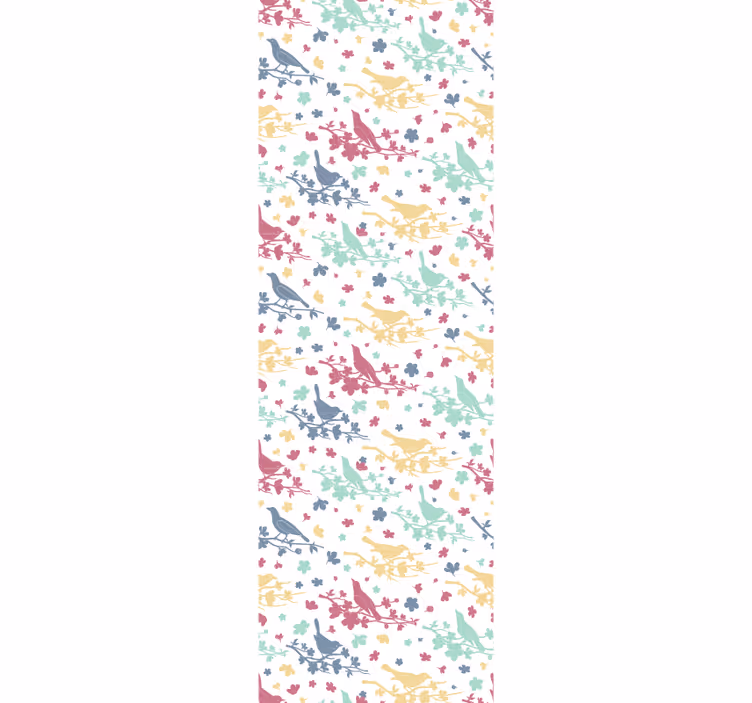 Lintukuvio motiivi lintu tapetti - Tenstickers