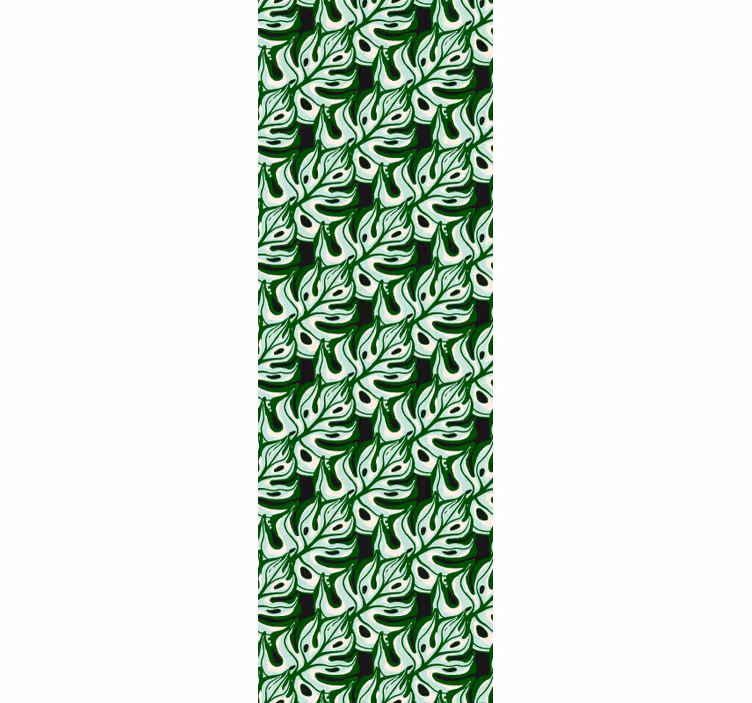 Lehtivihreä aihe lehti tapetti - Tenstickers