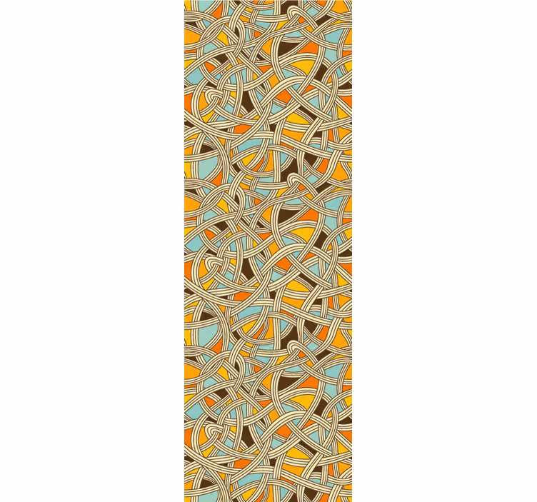 Pop paksuja jousia vintage tapetti - Tenstickers