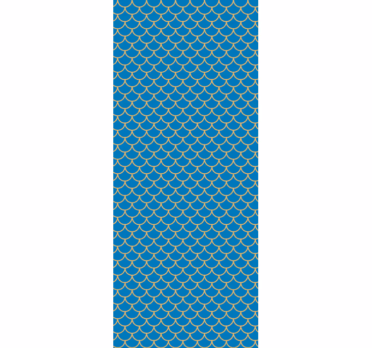 Geometriset asteikot geometrinen tapetti - Tenstickers