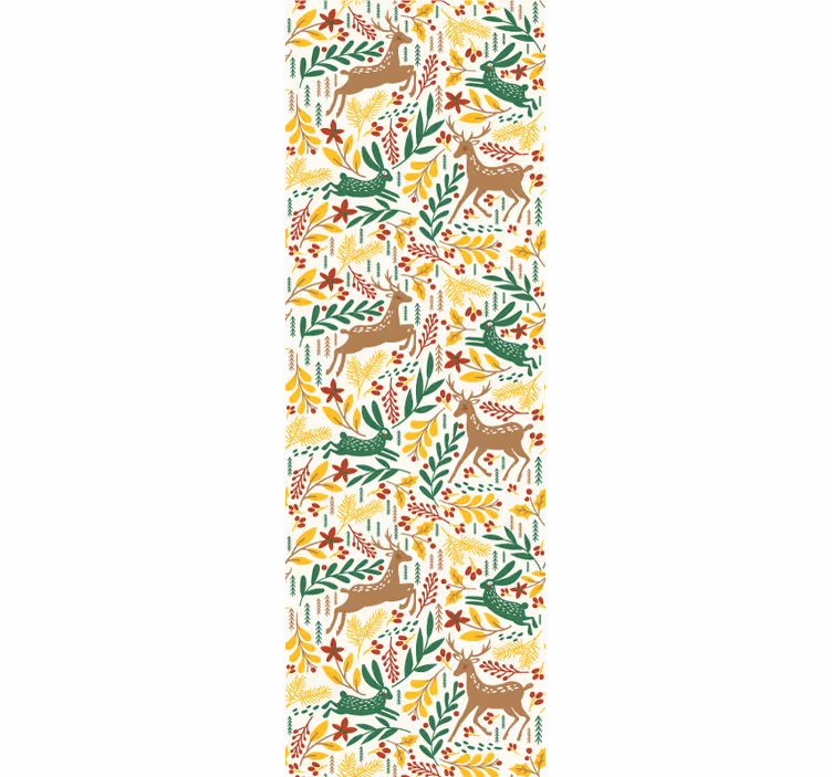 Metsäeläinkuvio eläintapetti - Tenstickers