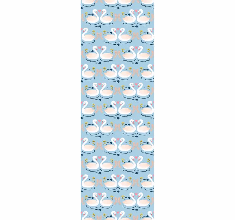 Joutsenjärven kuvio eläintapetti - Tenstickers