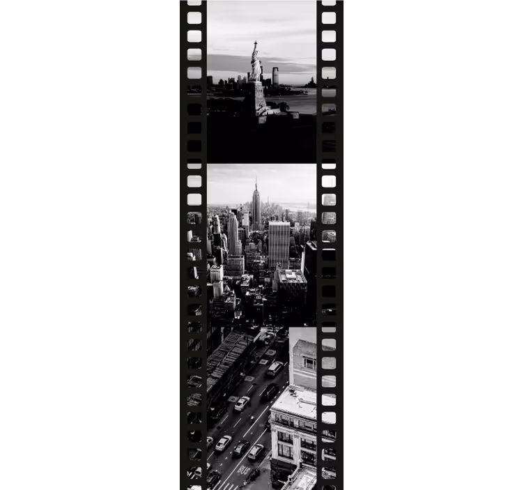 Nyc valokuvateippi kollaasi new york tapetti - Tenstickers