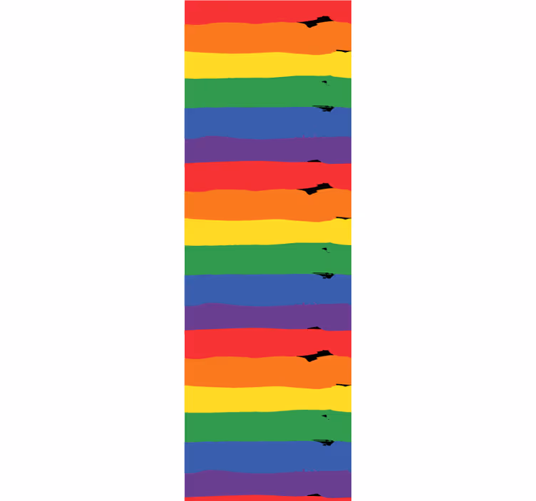 Sateenkaari raidallinen tausta raitatapetti - Tenstickers