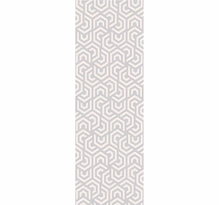 Labyrinttimainen kuvio geometrinen tapetti - Tenstickers
