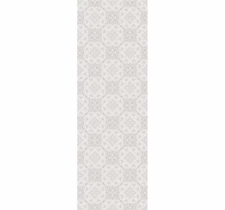 Monimutkaisia kukkakuvia ornamentti tapetti - Tenstickers