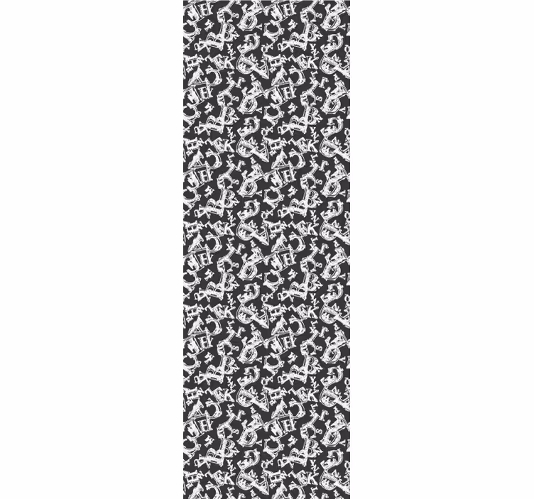 Koristeellinen ankkuri toistaa ornamentti tapetti - Tenstickers