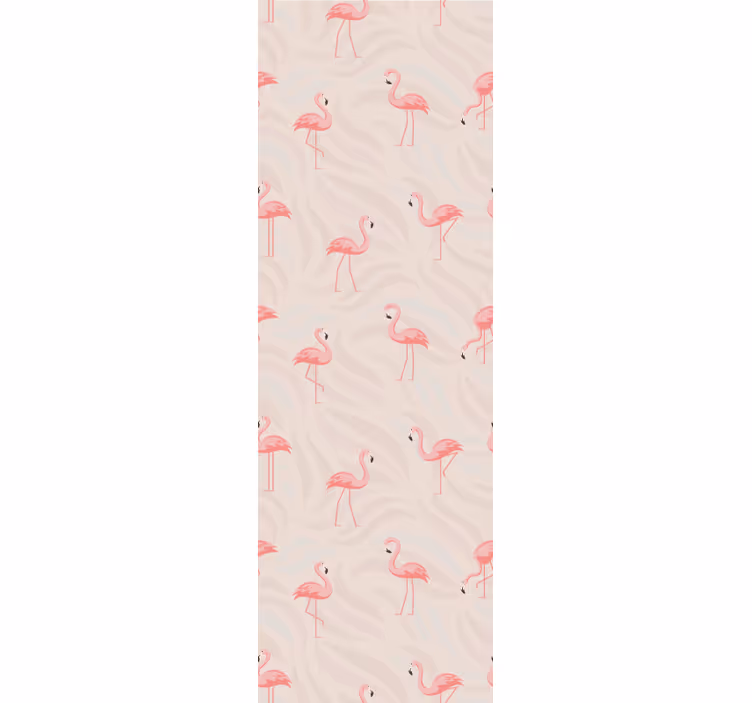 Flamingo-yhtye eläintapetti - Tenstickers