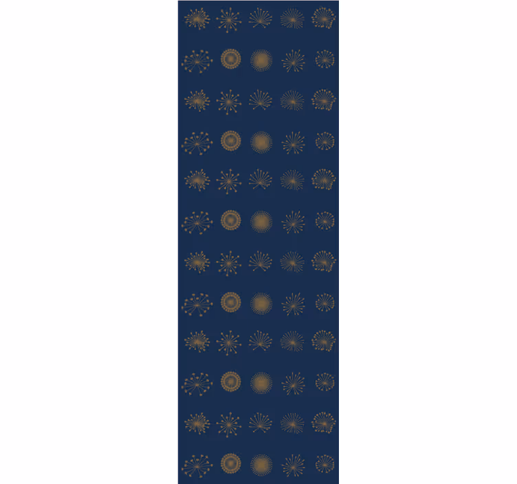 Herkät pyöreät muodot tummalla pohjalla ornamentti tapetti - Tenstickers