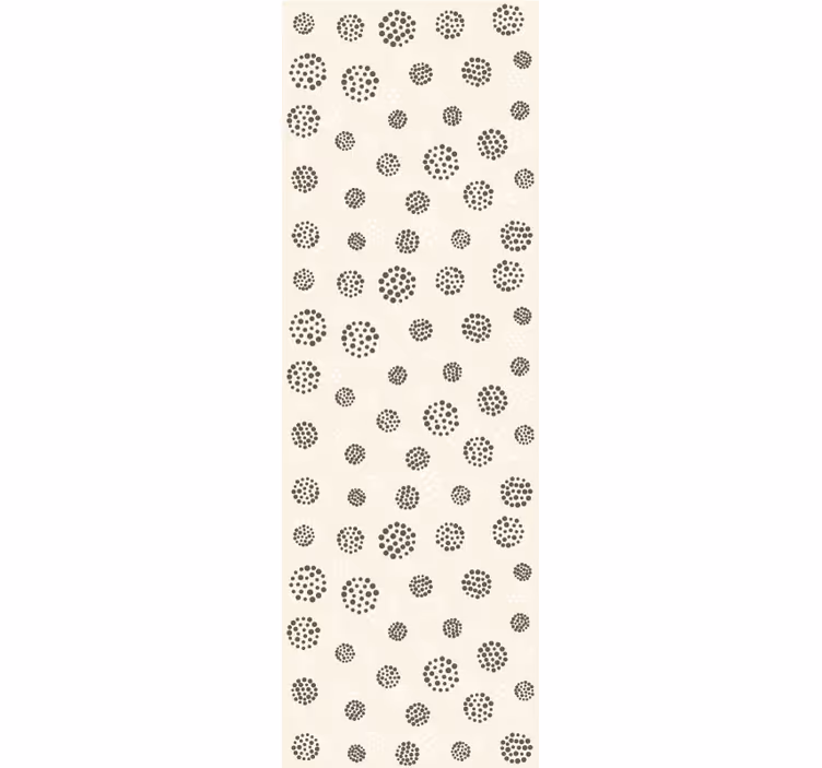 Pistekuvioteema ympyrät tapetti - Tenstickers