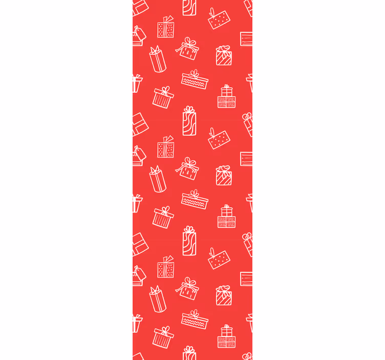 Lahja kuvion aihe joulutapetti - Tenstickers
