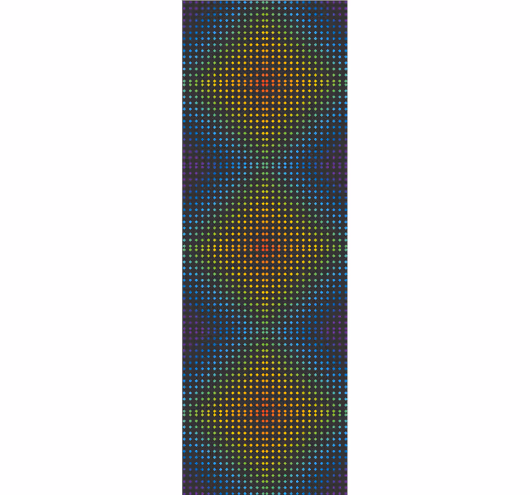 Geometrinen pistematriisi abstrakti tapetti - Tenstickers