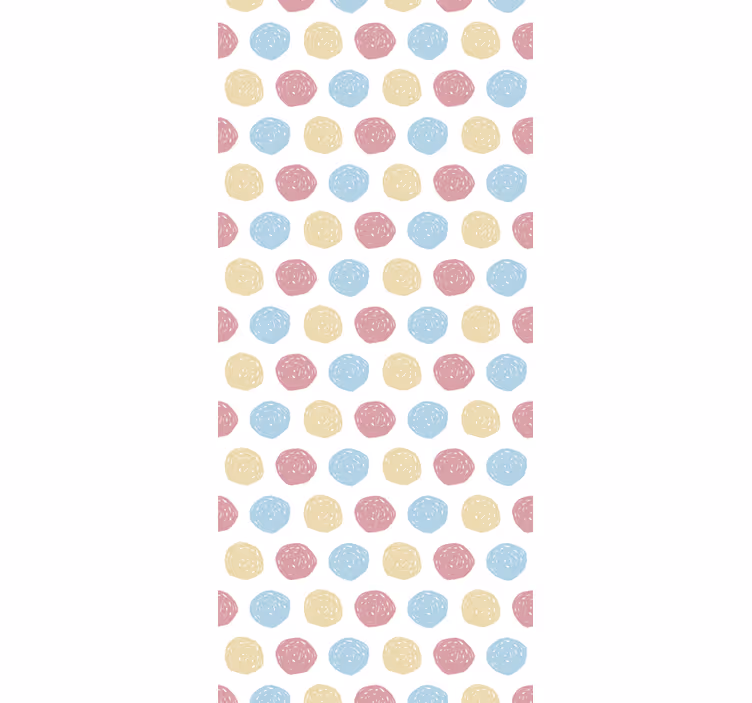 Pilkullinen aihe ympyrät tapetti - Tenstickers