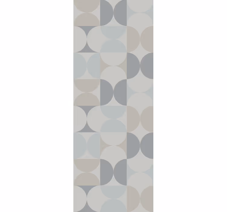Pyöreät geometriset kuviot geometrinen tapetti - Tenstickers