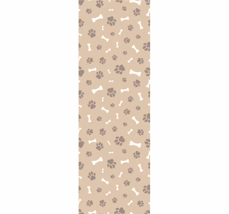Koiran siluetteja koira tapetti - Tenstickers