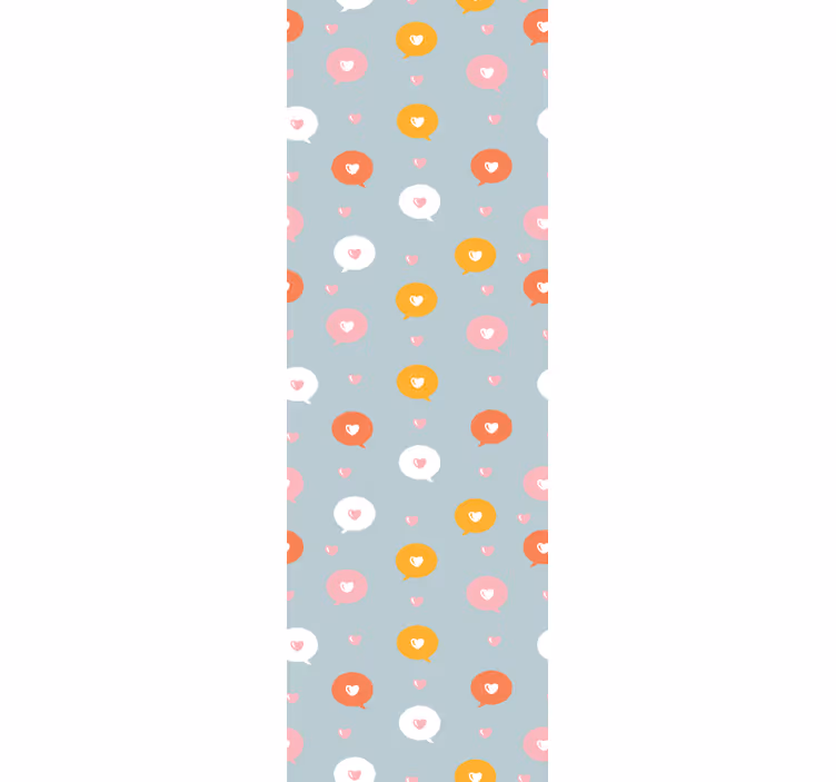 Kukkainen polkakuvio ympyrät tapetti - Tenstickers