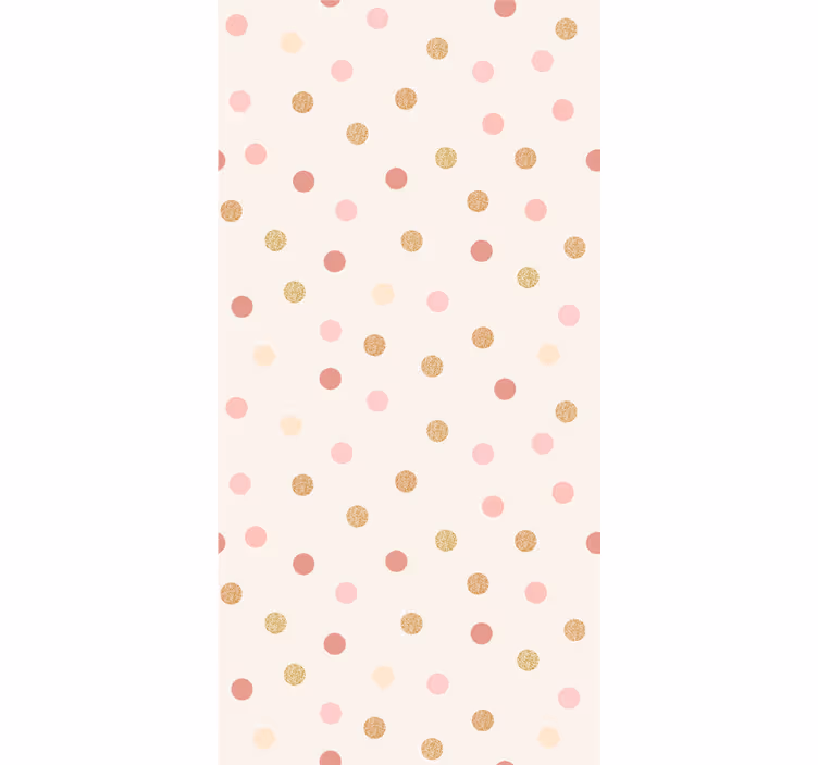Beige pistekuvio vauvanhuoneen tapetti - Tenstickers