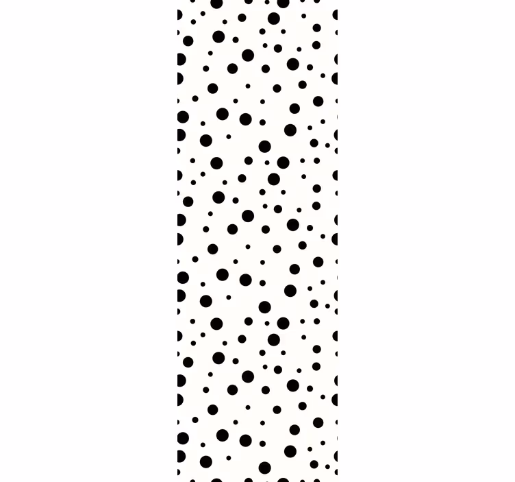 Musta pilkku tausta lastenhuoneen tapetti - Tenstickers