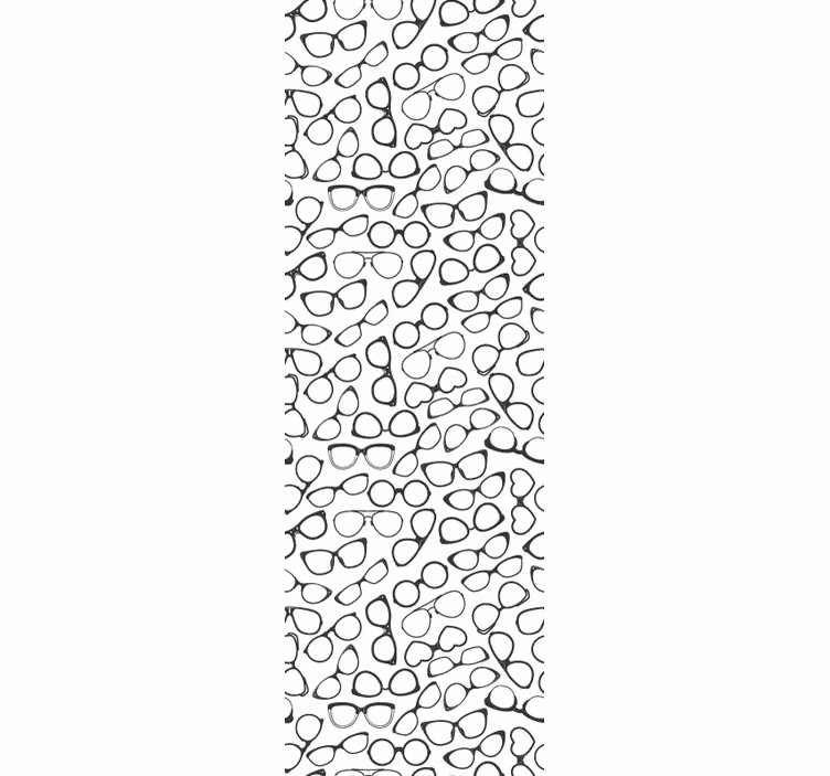 Lasien kuvio geometrinen tapetti - Tenstickers