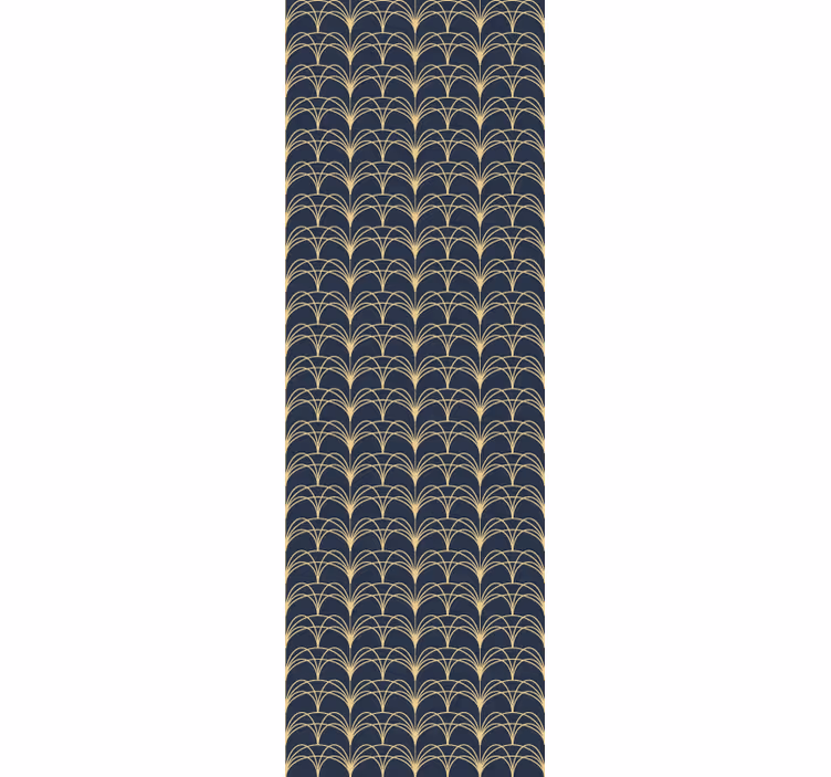 Art deco -kaaret geometrinen tapetti - Tenstickers