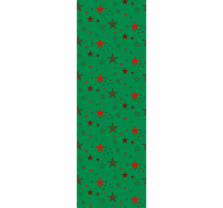 Juhlava tähtikuvio joulutapetti - Tenstickers