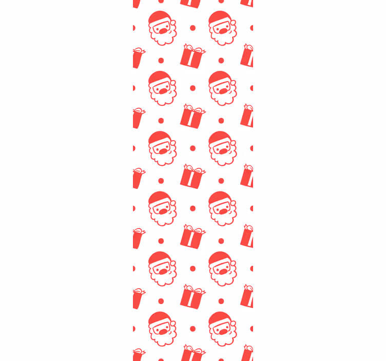 Joulupukin juhla-aihe joulutapetti - Tenstickers