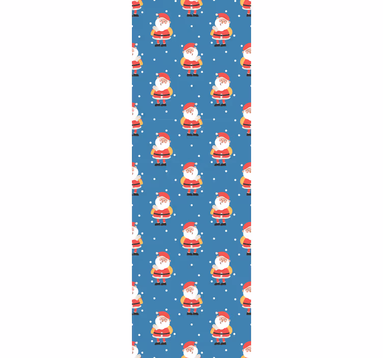 Iloisia joulupukin kuvioita joulutapetti - Tenstickers