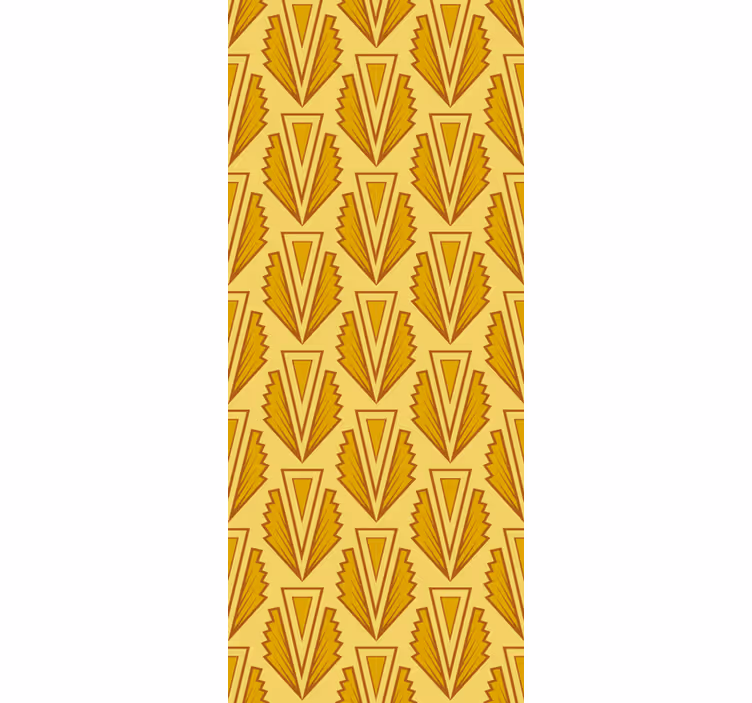 Tyylikäs chevron-kuvio geometrinen tapetti - Tenstickers