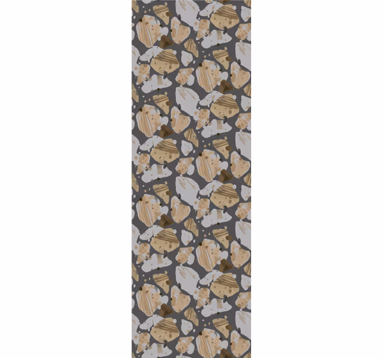 Iso terrazzo-kuvio efekti tapetti - Tenstickers