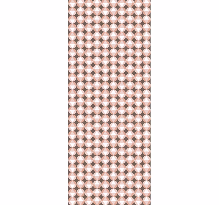 Beige kuviollinen kuvio pallotapetti - Tenstickers