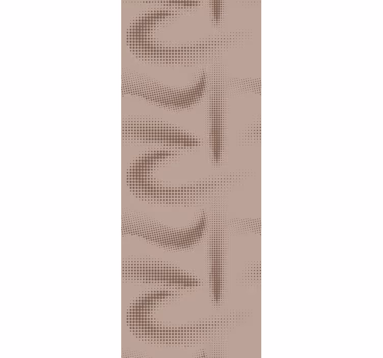 Hiekkavaikutteisia kuviollisia aaltoja efekti tapetti - Tenstickers