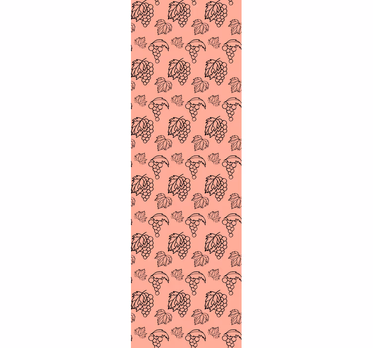 Grapevinekuvio keittiötapetti - Tenstickers