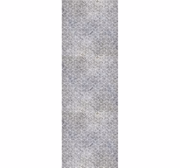 Geometrinen sementtiteollinen sisustus betoni tapetti - Tenstickers