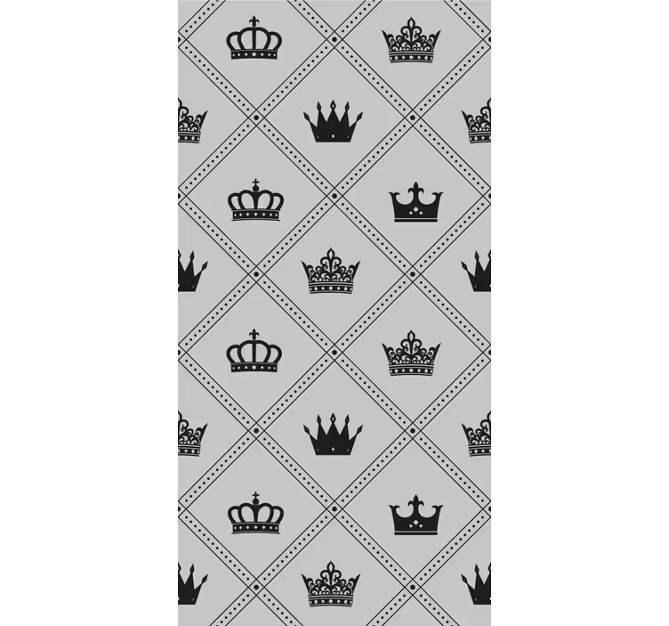 Kruunuja ja kruunuja Muu vintage tapetti - Tenstickers