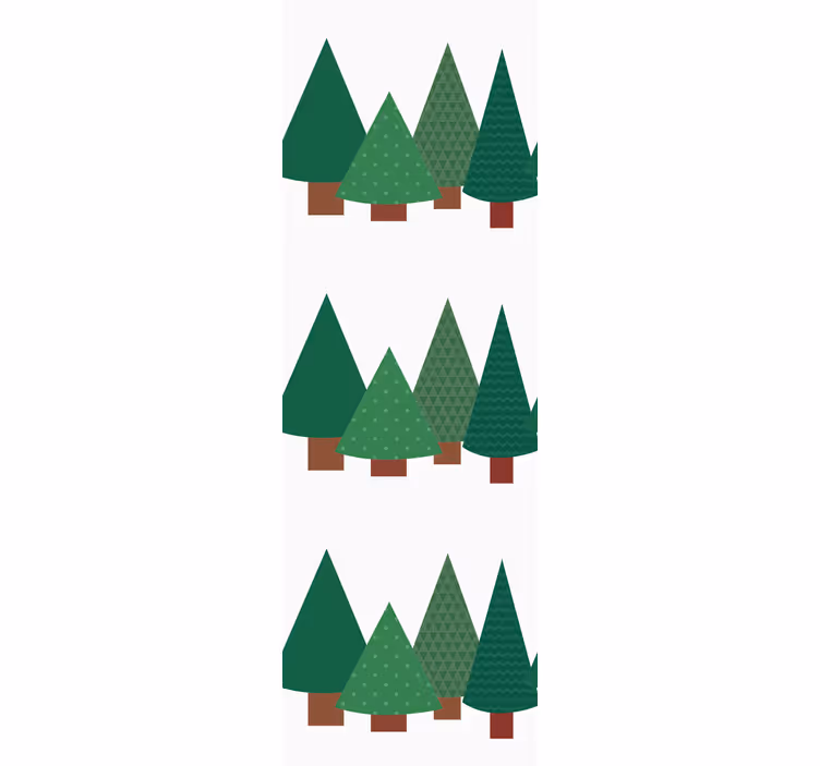 Männynkäpy ikivihreitä joulutapetti - Tenstickers