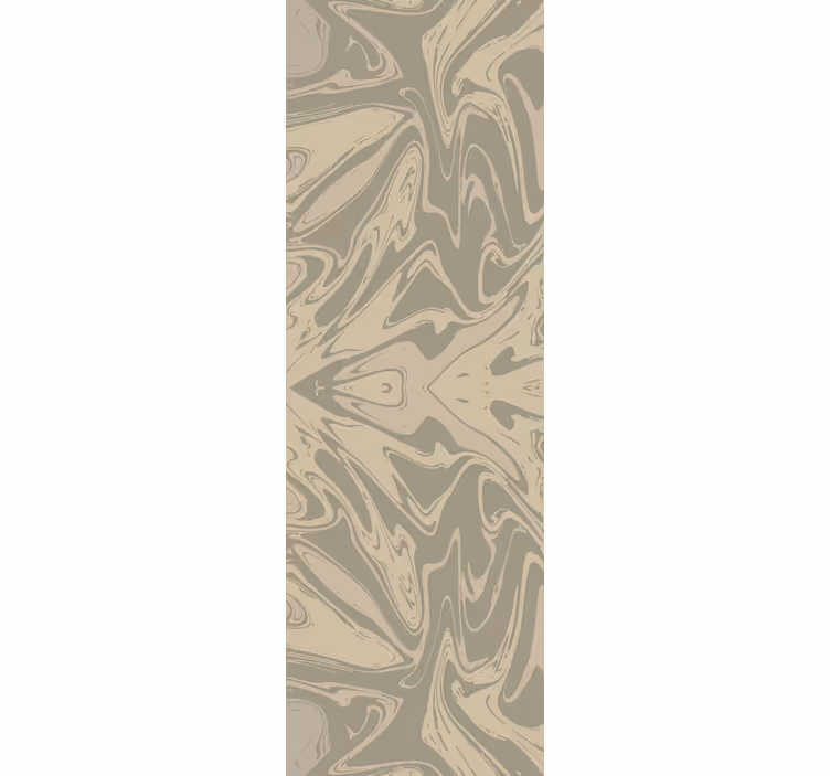 Tyylikäs beige kuvio abstrakti tapetti - Tenstickers