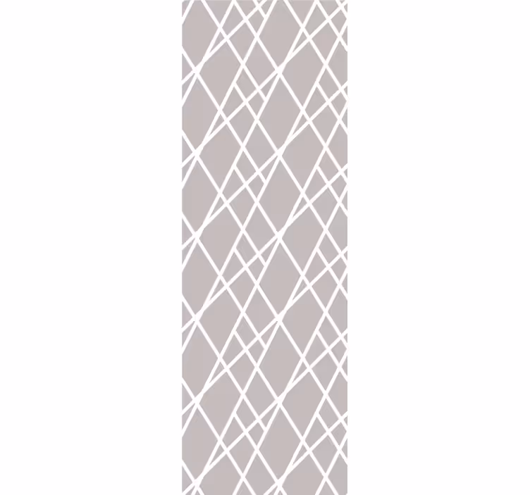 Vinoviivakuvioita geometrinen tapetti - Tenstickers