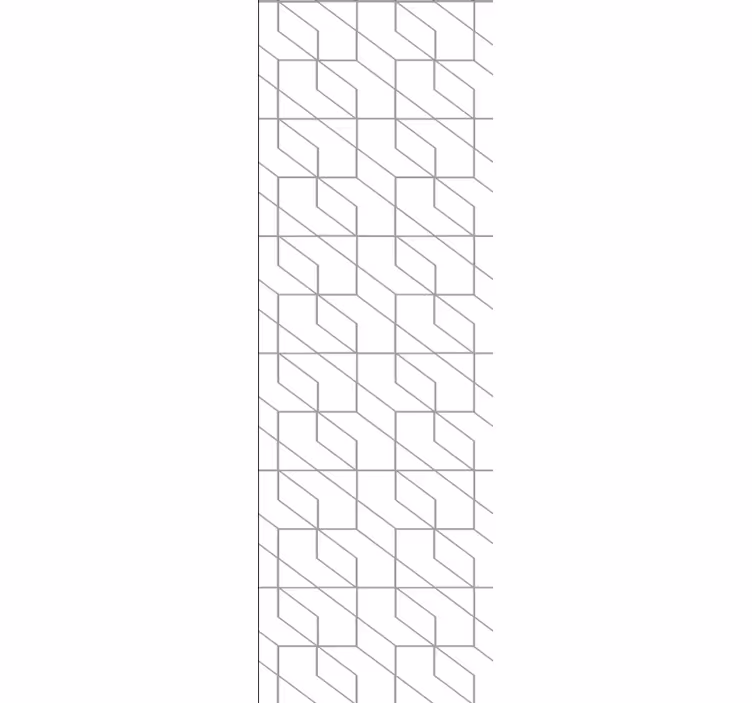 Tyylikäs kuviollinen muotoilu geometrinen tapetti - Tenstickers