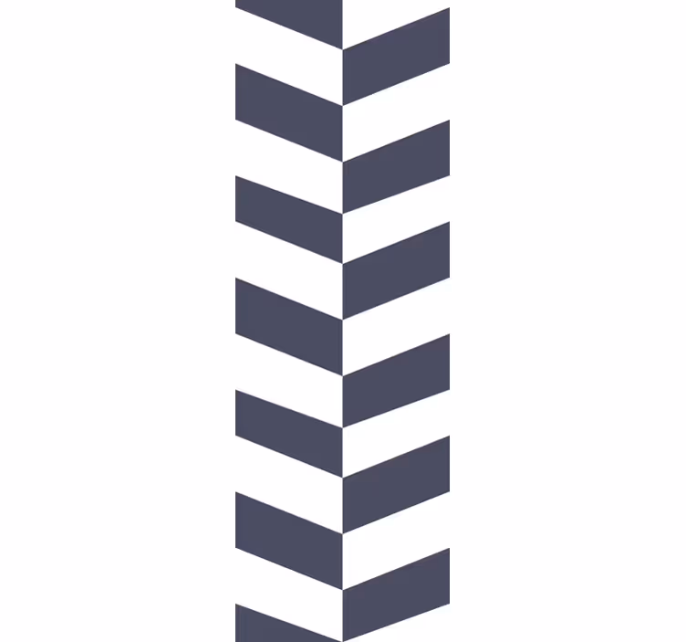 Chevron-nuolen muotoja geometrinen tapetti - Tenstickers