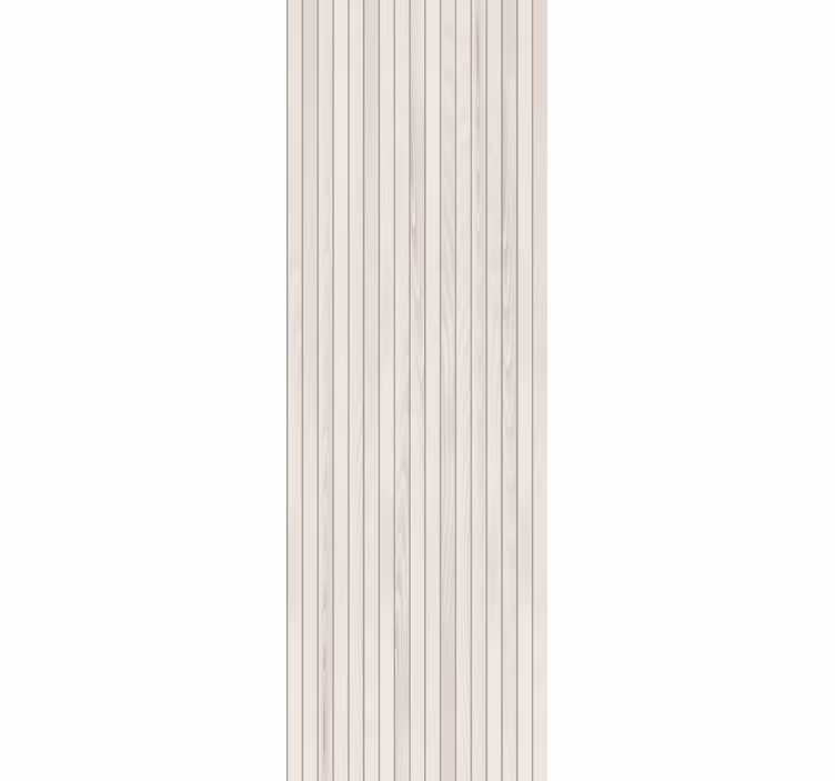 Raaka pystysuora beige puulaudat puukuviotapetti - Tenstickers