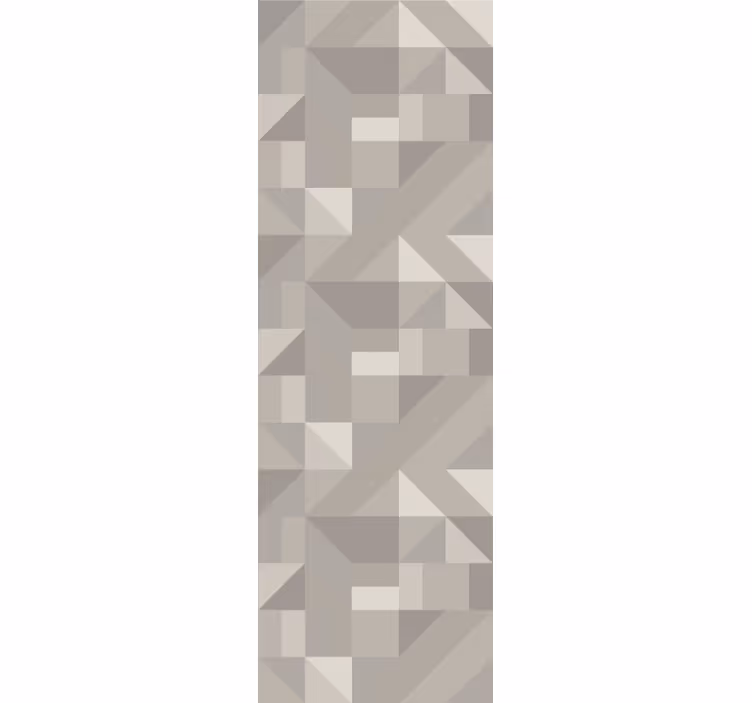 Neutraalit beige sävyt geometrinen tapetti - Tenstickers