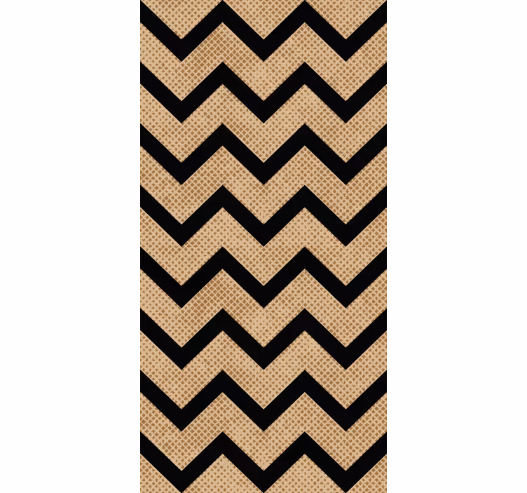 Chevron-siksak-tyyli geometrinen tapetti - Tenstickers