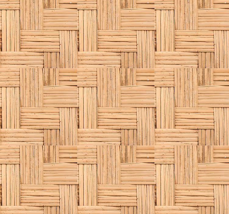 Kudottu luonnollinen kuvio efekti tapetti - Tenstickers