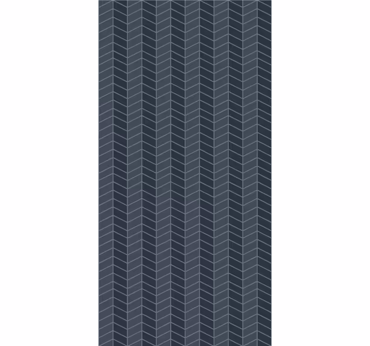 Chevron-kuviosuunnittelu pystysuora raitatapetti - Tenstickers