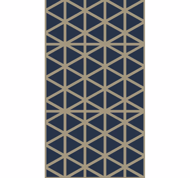 Tyylikäs rakenne geometrinen tapetti - Tenstickers