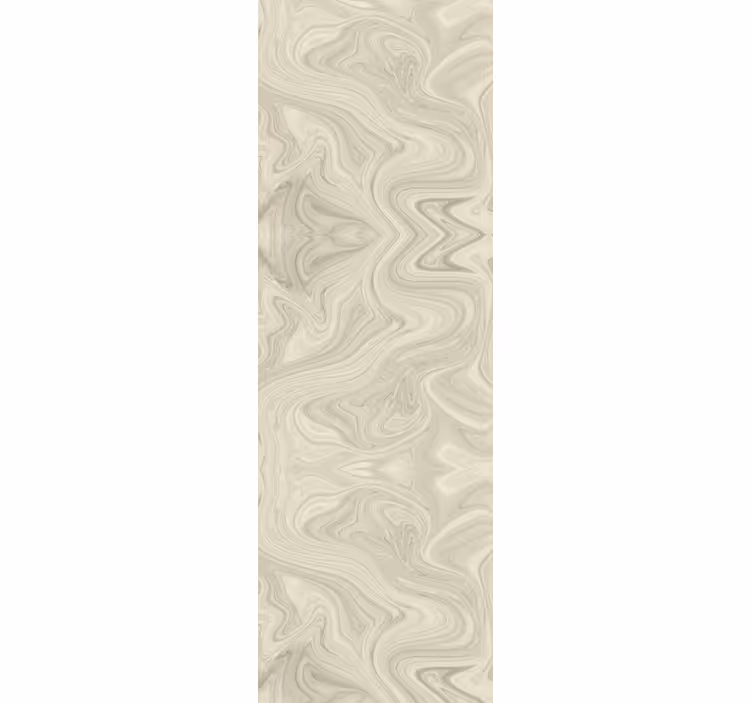 Vaalea beige maalispiraalimuotoilu abstrakti tapetti - Tenstickers