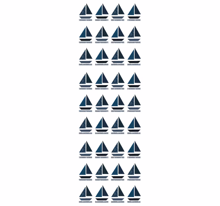Purjevene kuvio muokattava tapetti - Tenstickers