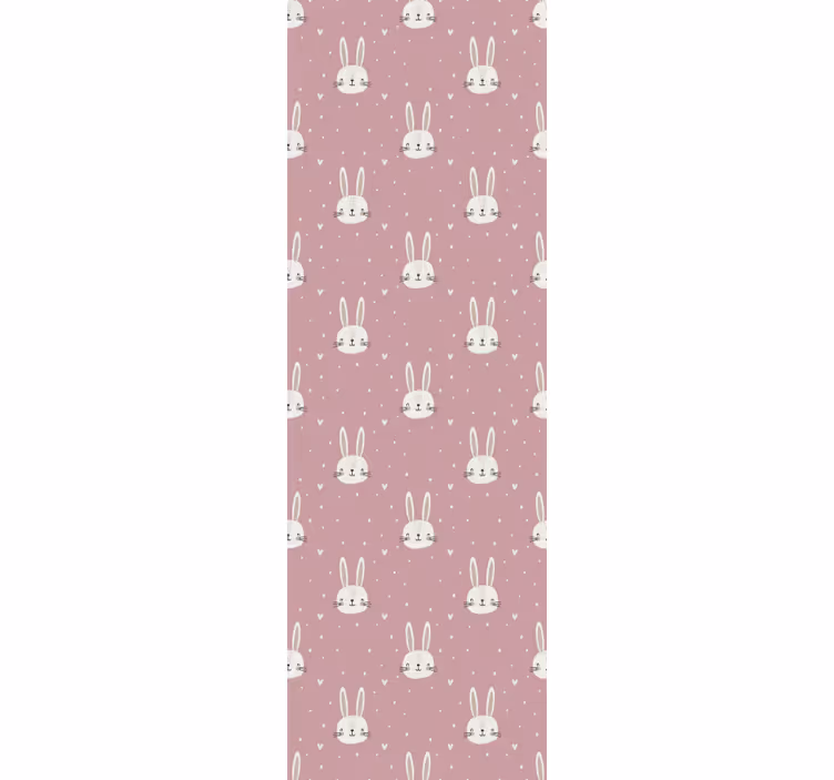 Pinkki "boho" kuvio lastenhuoneen tapetti - Tenstickers