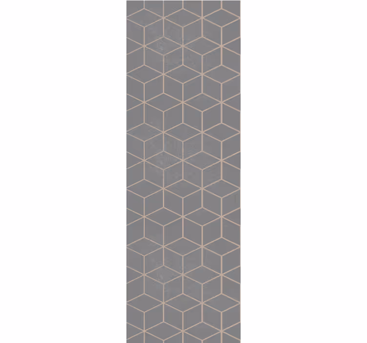 Kuution rakenne geometrinen tapetti - Tenstickers